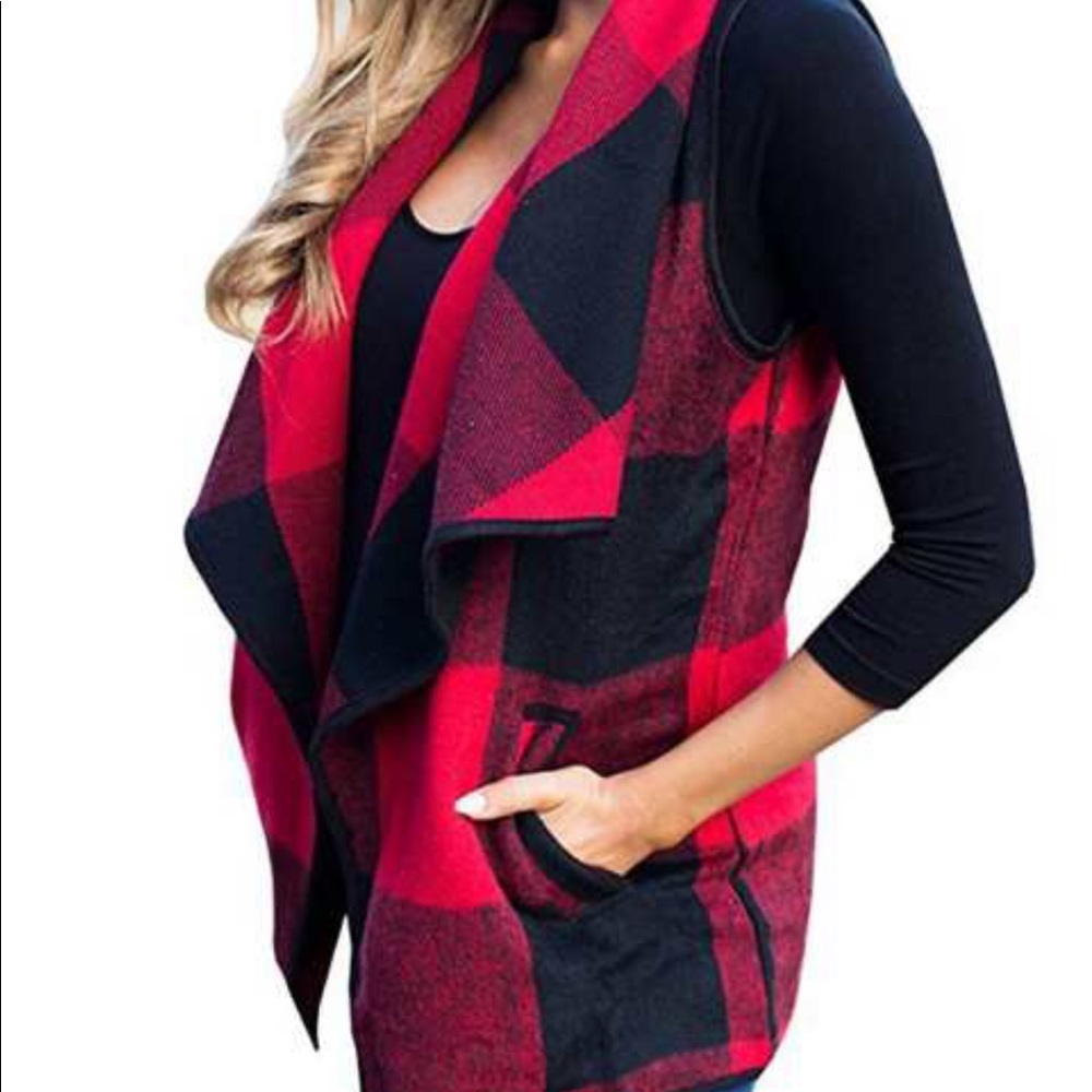 Plaid Vest